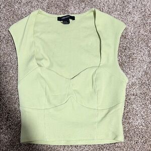Forever 21 Pastel Green Crop Top